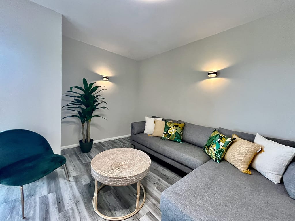 Salon de l’appartement Le Toit des Alizés à Flic en Flac île Maurice maurice